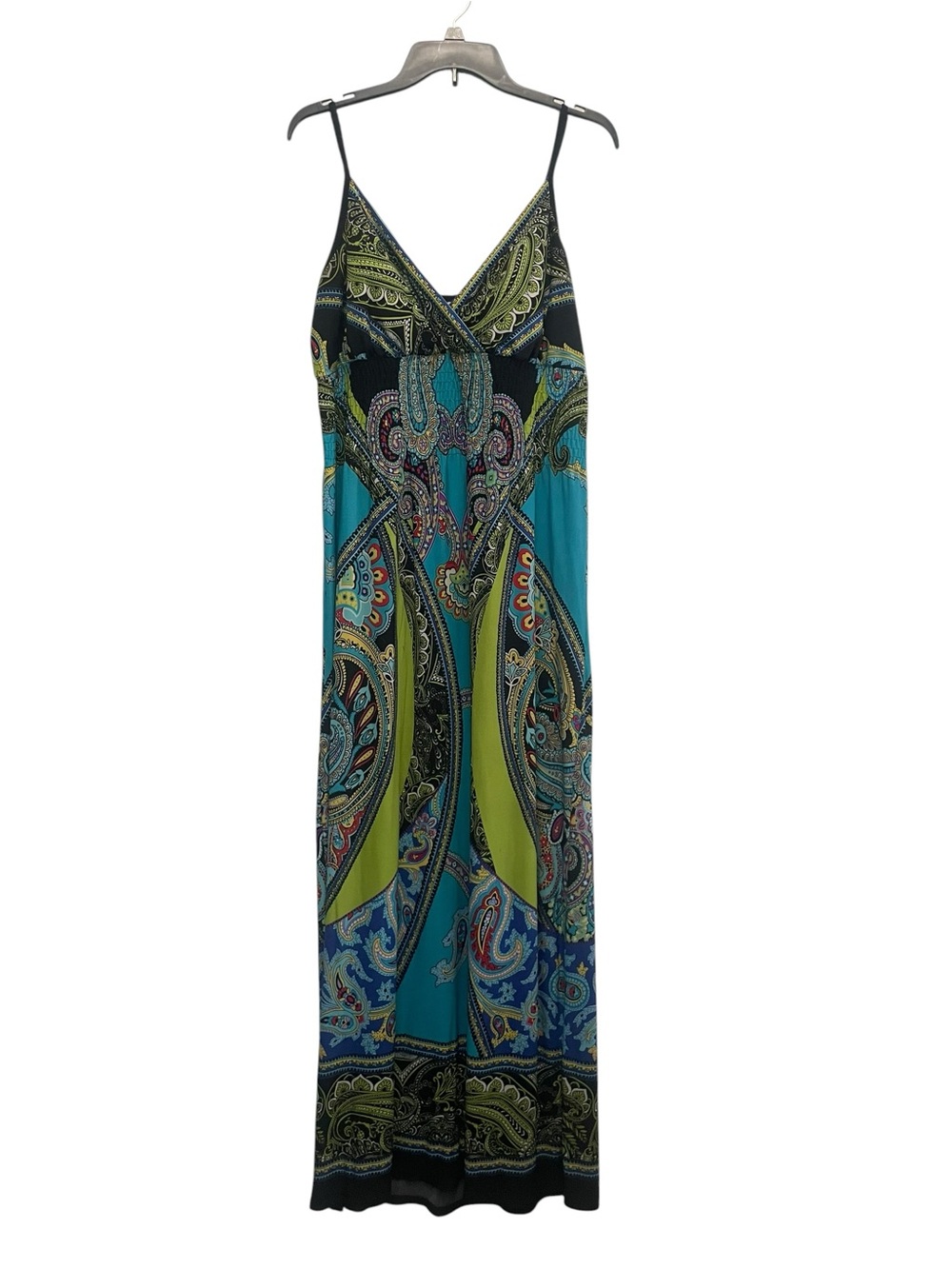 Olivia Mathews 1X Plus Woman’s Sun Dress Dress Shoulder Straps Padded Maxi